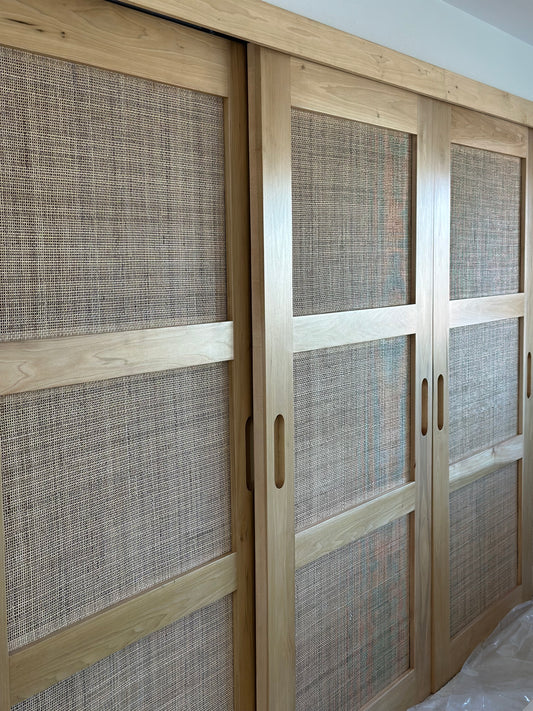 Custom closet doors